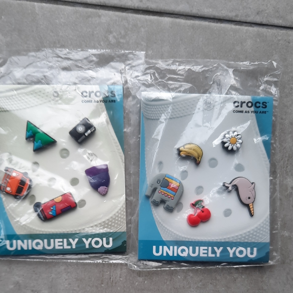 10 CROCS Jibbitz Shoe Charms
